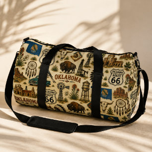 Sac De Sport Week-end Oklahoma Route 66 Prairie  
