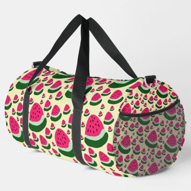 Sac De Sport Whimsical Watermelons Cute Summer Fruit Pattern  (Coin droit)