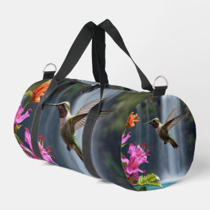 Sac De Sport "Whispers of Nature : Hummingbird, Cascade,