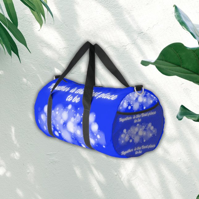 Sac De Sport White Glow 'Ensemble est le meilleur endroit pour  (Créateur téléchargé)