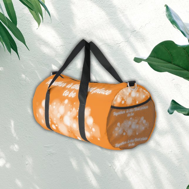 Sac De Sport White Glow 'Ensemble est le meilleur endroit pour  (Créateur téléchargé)