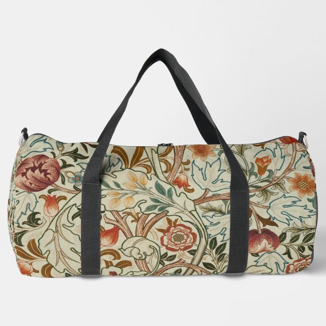 Sac De Sport William Morris Acanthus Broderie Motif Floral (Recto)