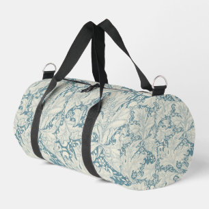 Sac De Sport William Morris Wallflower bleu damas floral