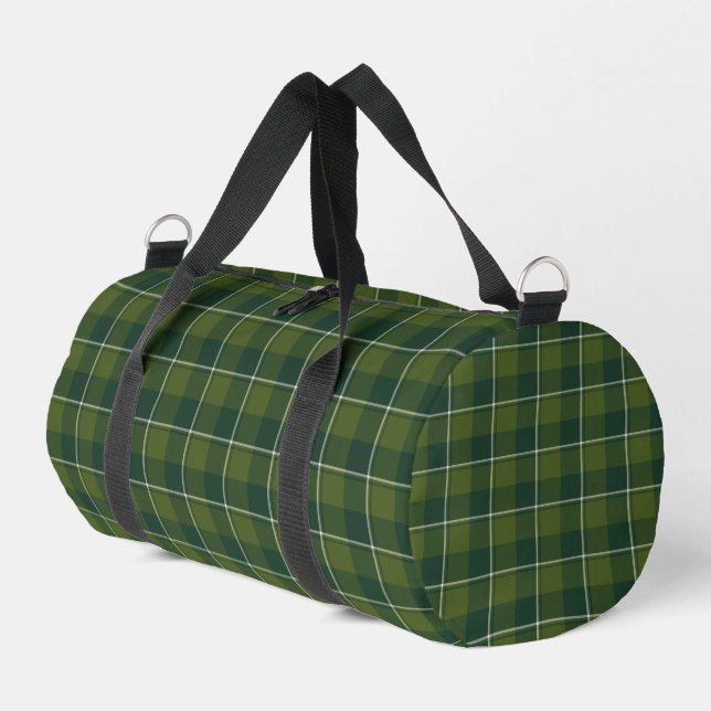 Sac De Sport Woodland and Evergreen Plaid (Coin gauche)