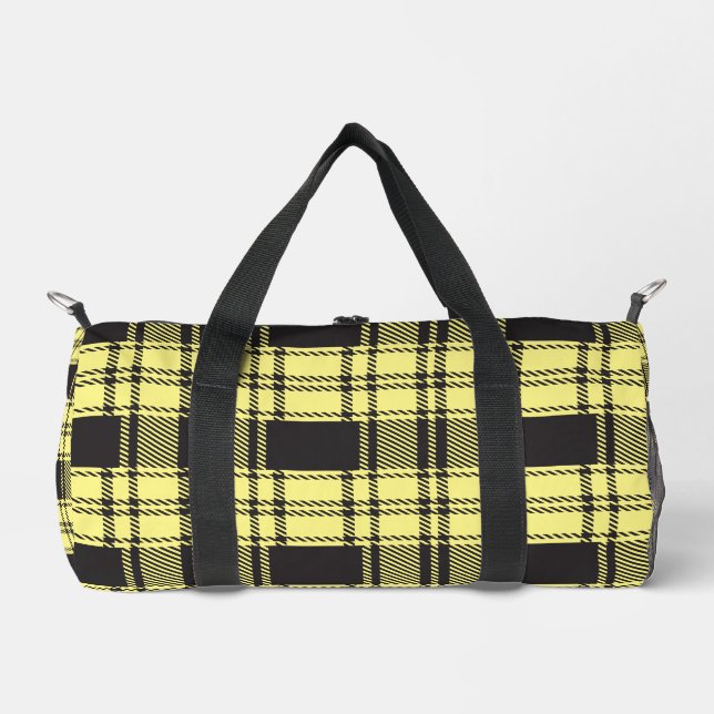 Sac De Sport Yellow Plaid  (Recto)