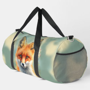 Sac De Sport Yeux frappants d'un renard roux rusé