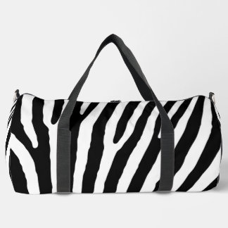 Sac De Sport Zebra Print Cut Coudre Grand Duffin