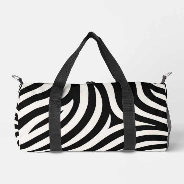 Sac De Sport Zebra Stripes Impression moderne (Recto)