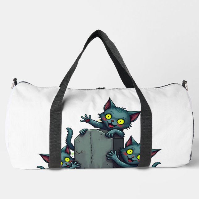 Sac De Sport Zombie Kitten Uprising (Recto)