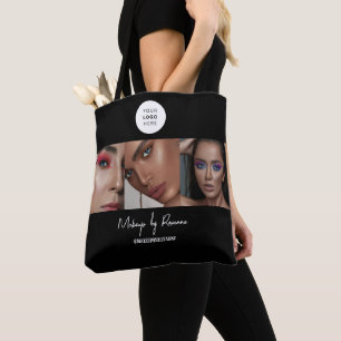Sac de studio de maquillage avec logo à écriture b