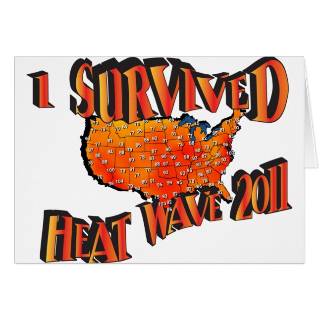 Sac de survivant de la vague de chaleur 2011 (Devant horizontal)