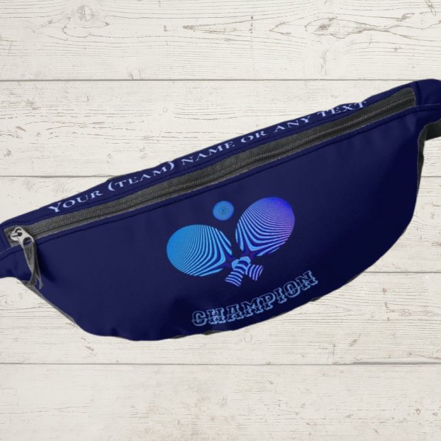 Sac de tennis de table pour boules rétro en bleu f (Créateur téléchargé)