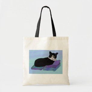 Sac de toile de petit somme de chat de smoking
