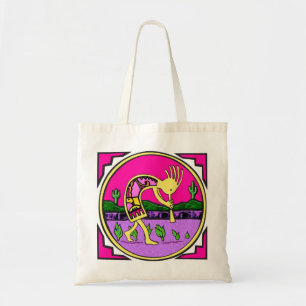 Sac de toile : Kokopelli, joueur de cannelure du