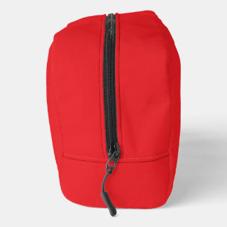 Sac de toilette à coudre à impression rouge