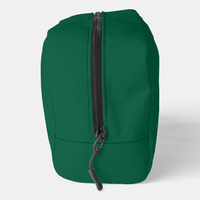 Sac de toilette à coudre vert forêt (Droite)