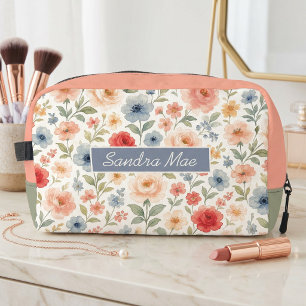Sac de Toilette à Motif Floral Élégant et Chic