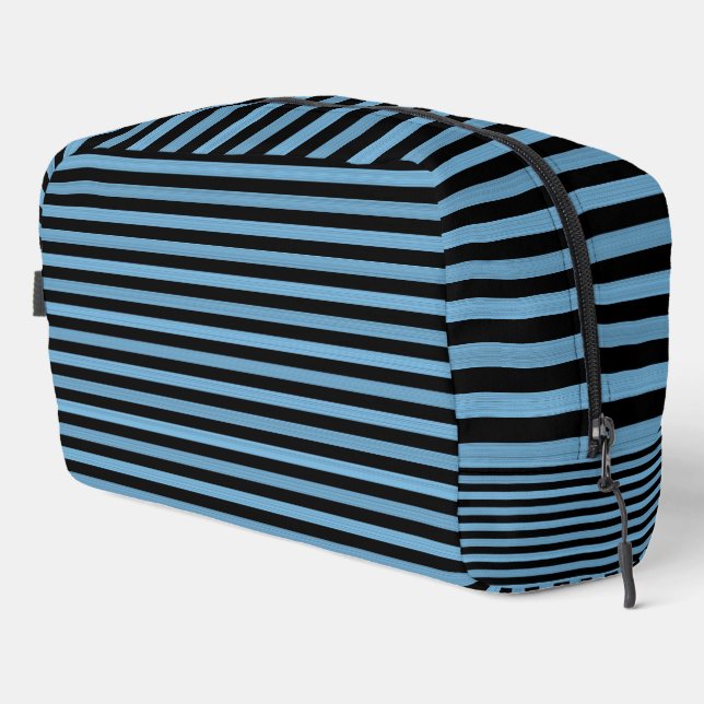 Sac de toilette à motif sans couture à rayures ble (Coin droit)