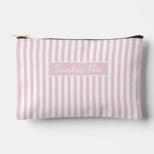 Sac de toilette à rayures chic et élégant
