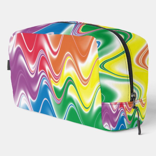 Sac de toilette Abstrait multicouleur (Coin droit)