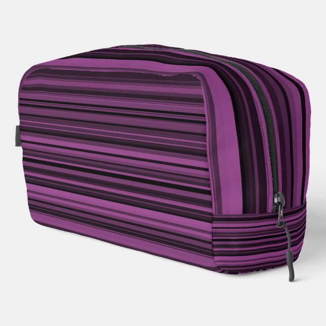 Sac de toilette Abstrait violet noir (Coin droit)