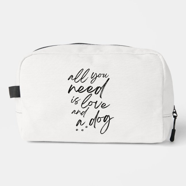 Sac de toilette Amoureux des chiens - Essential de (Recto)