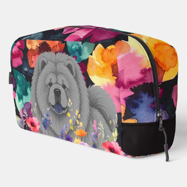 Sac de toilette Blue Chow - JARDIN ZEN (Coin droit)