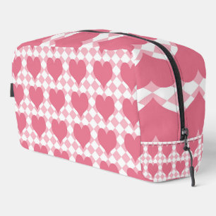 Sac de toilette Coeurs roses