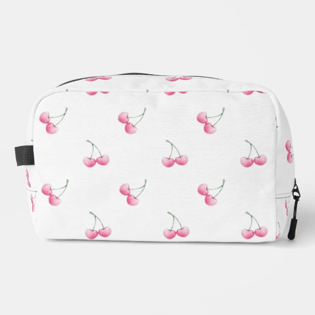 Sac de toilette Coquette Rose Chaud esthétique (Recto)