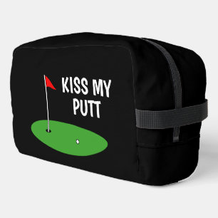 Sac de toilette de voyage drôle Kiss My Putt pour