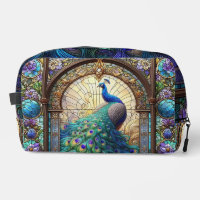 Sac de toilette Dopp Kit Paon Arc-en-Ciel