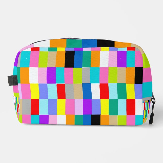 SAC DE TOILETTE EN CARRELAGE COLORÉ (Recto)
