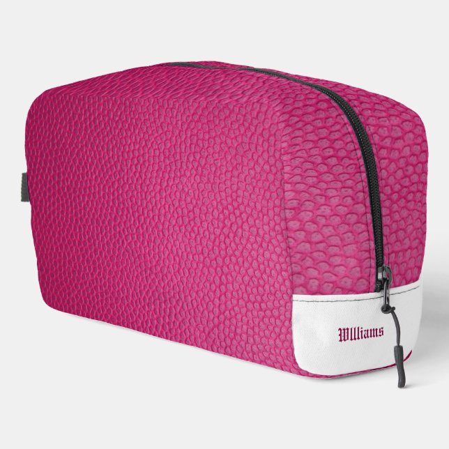 Sac de toilette Fuchsia Faux (Coin droit)