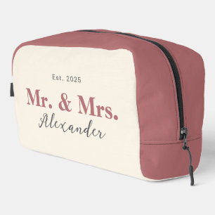 Sac de toilette M. & Mme pour couple (rose : B7707
