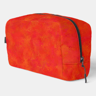 Sac de toilette Motif rouge orange Abstrait