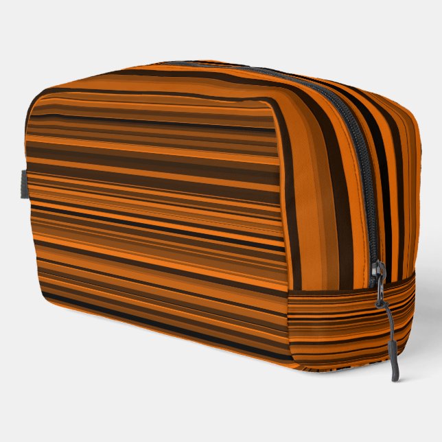 Sac de toilette Orange Brown Noir (Coin droit)