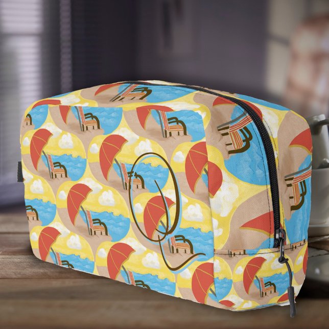 Sac de toilette personnalisé avec initiale de la c (Créateur téléchargé)