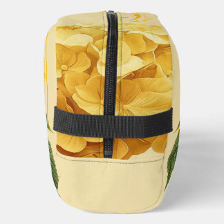 Sac de toilette personnalisé - Hydrangée jaune