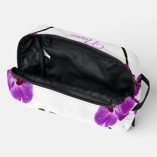 Sac de toilette personnalisé - Orchidée rose