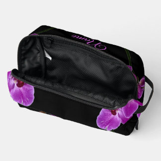 Sac de toilette personnalisé - Orchidée rose