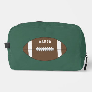 Sac de toilette personnalisé pour football vert
