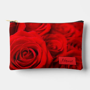 Sac de toilette personnalisé - Rose blanche