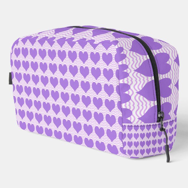 Sac de toilette pourpre Heart (Coin droit)