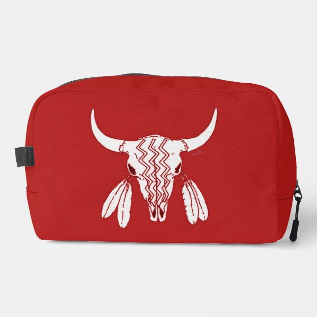 Sac de toilette Red Ghost Dance Buffalo dopp kit (Recto)