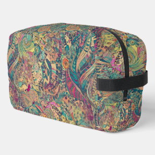 Sac de Toilette Rêve Mosaïque Rétro Hippie