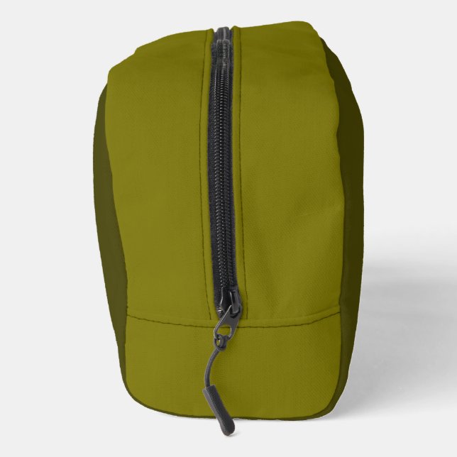 Sac de toilette vert Jungle à deux tons (Droite)