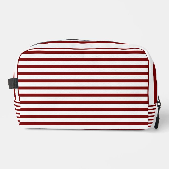 Sac de toilette White & Deep Red Line Art (Recto)