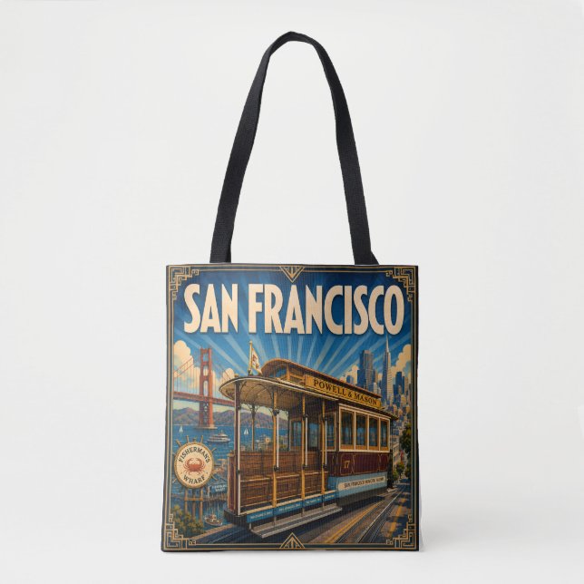 Sac de tote Art déco de San Francisco (Devant)