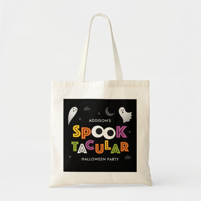 Sac de traitement personnalisé Spooktacular Hallow (Devant)