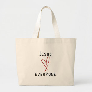 Sac de transport pour femmes   Jésus aime tout le 